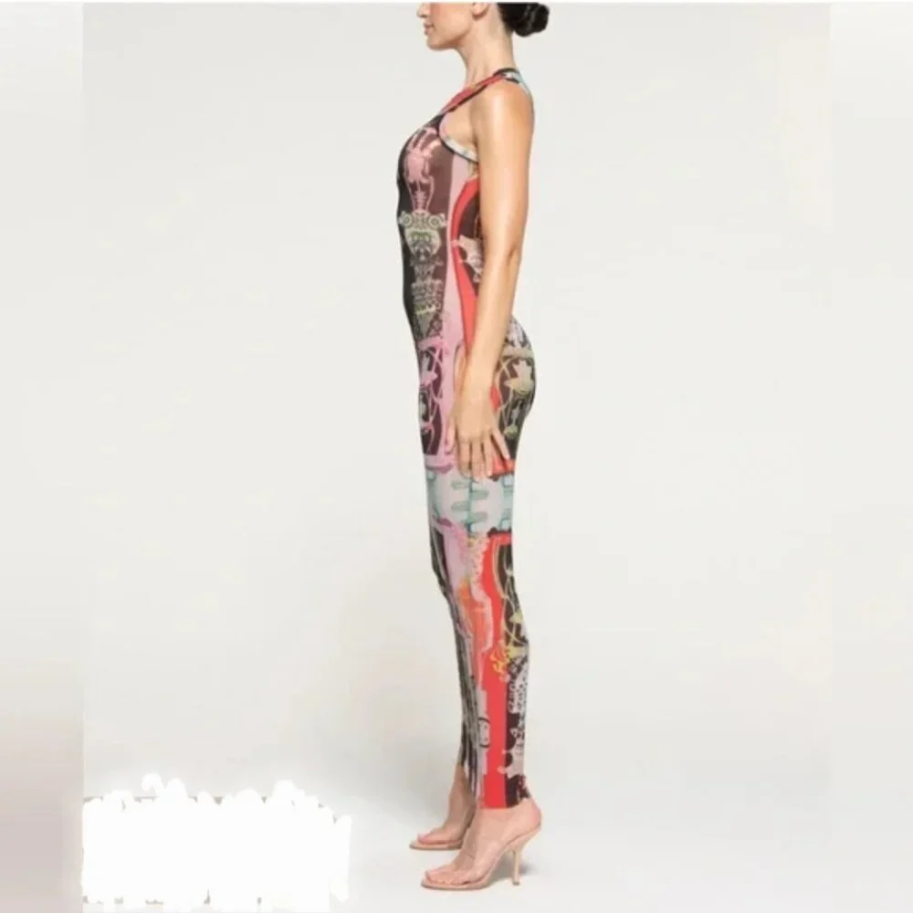 Skims summer mesh dress high neck long dress - Picture 3 of 13